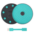 PAWPUP Lick Mat for Dogs - 8.2" Extra Large Dog Licking Mat Slow Feeder for Anxiety Relief Non-Slip Crate Friendly Easy to Clean Perfect for Peanut Butter Yogurt & Pumpkin Puree (Sea Green)