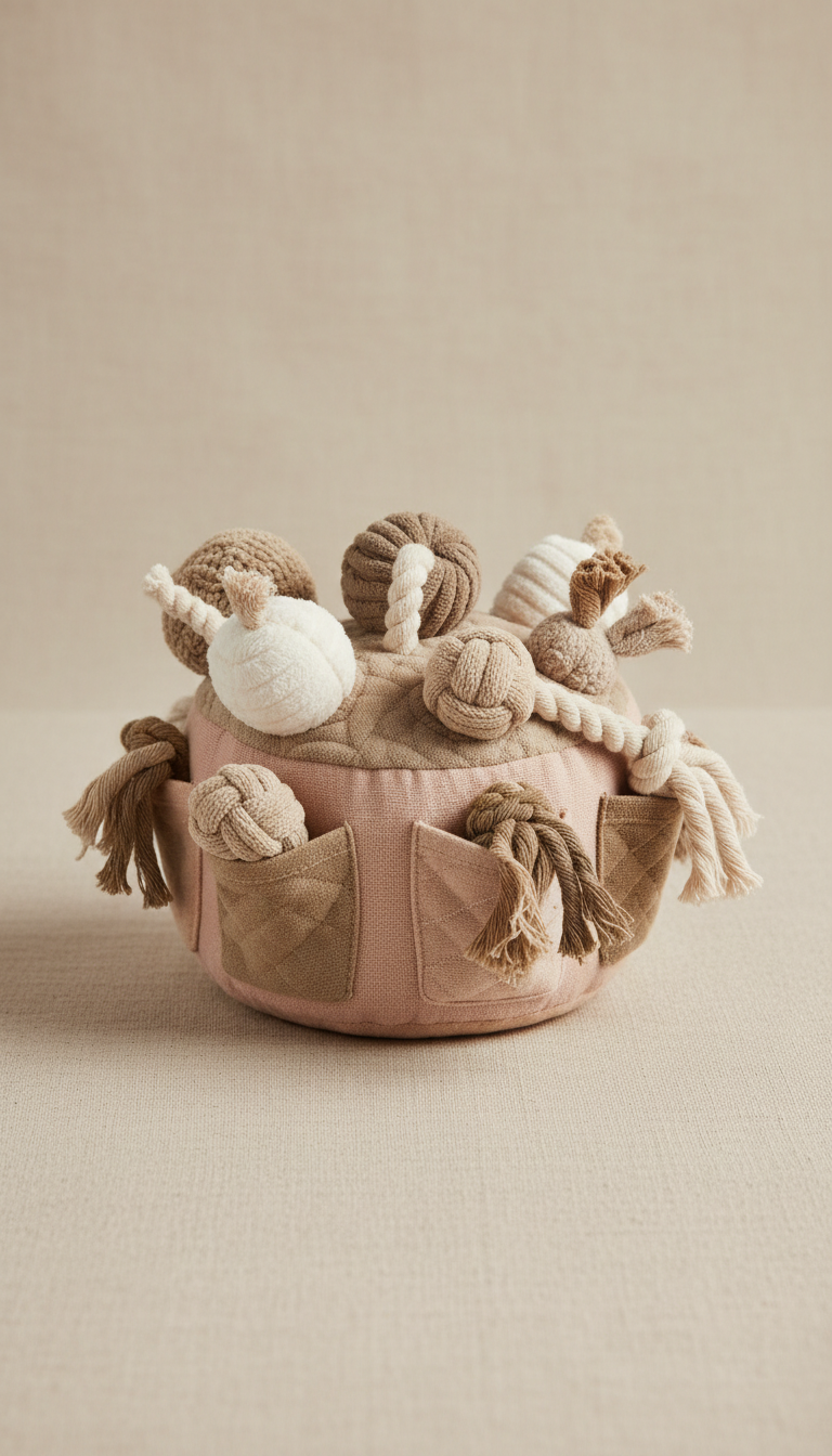 Plush Enrichment Toy with Scented Pockets