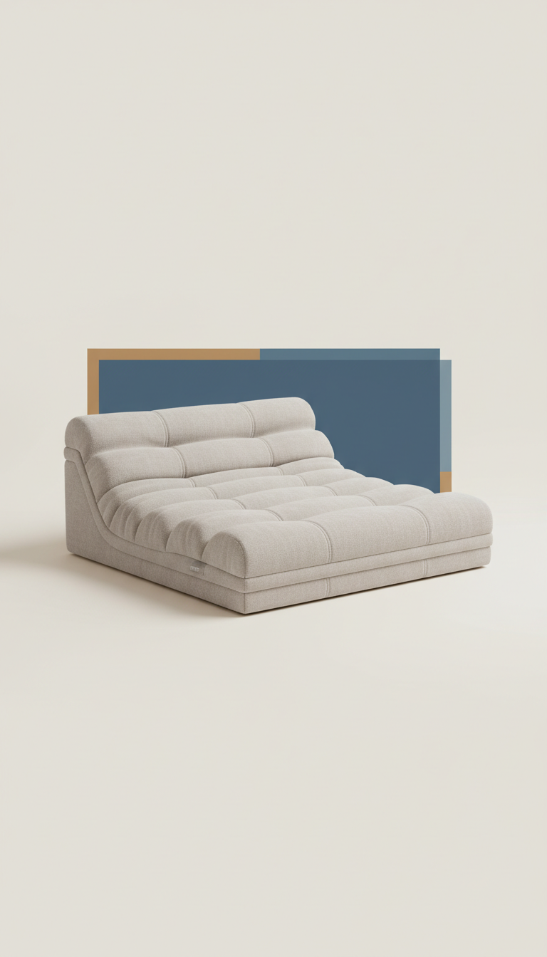 Orthopedic Comfort Bed with Memory Foam