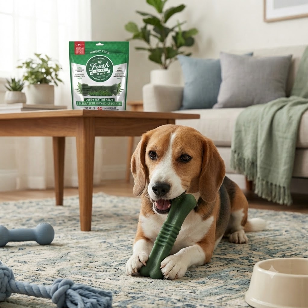 Wheat-Free Dental Chews for Medium Dogs | The Healthy Dog Co