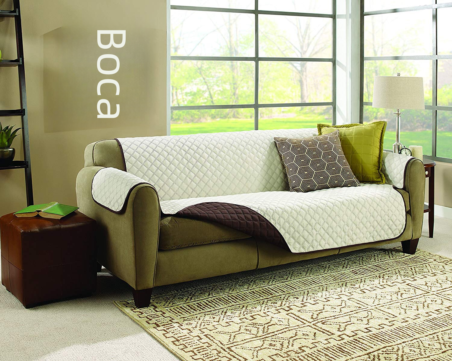 Waterproof Pet Couch Cover Set with Durable Throw Blankets