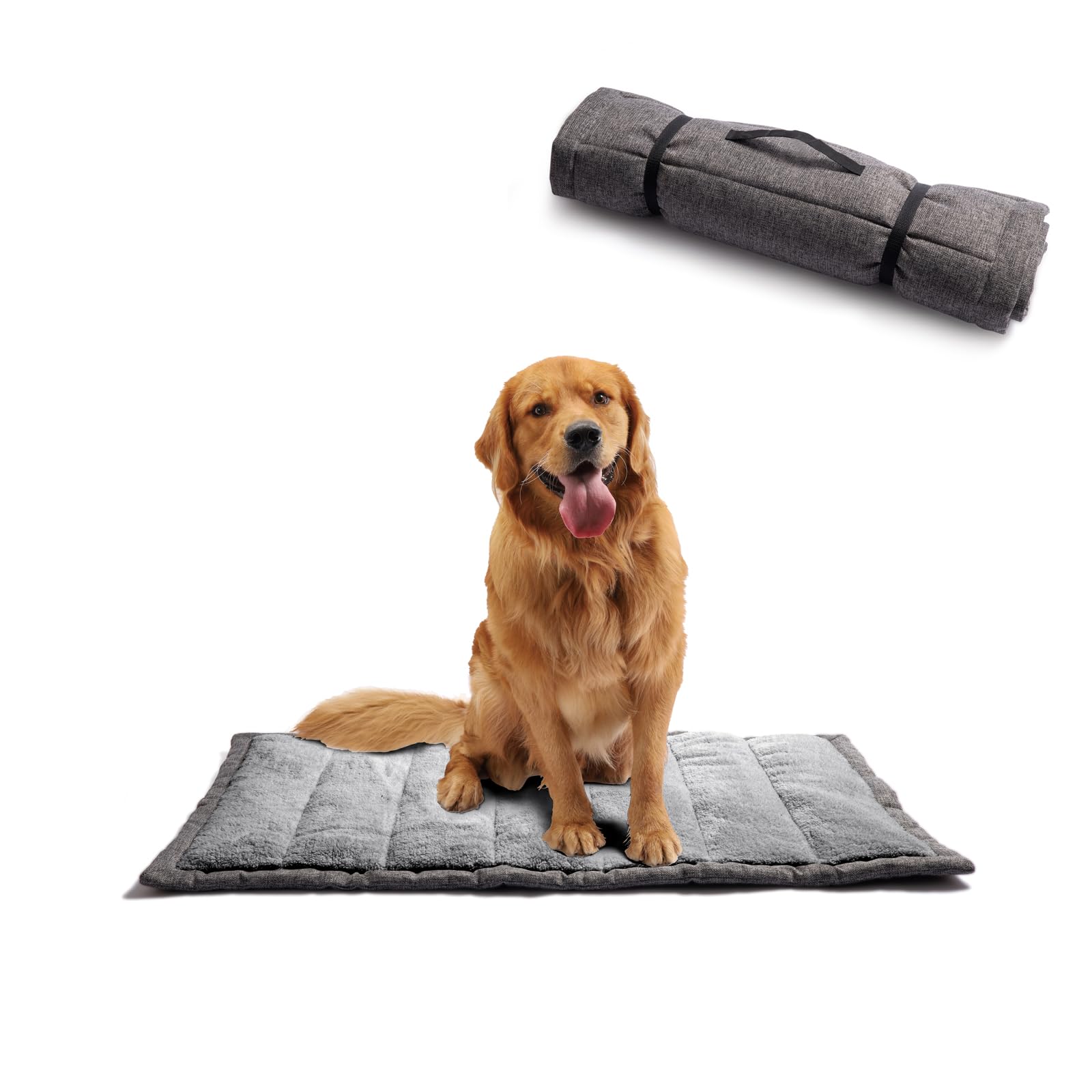 Camping and Travel Outdoor Machine Washable Dog Bed 52" x 36"