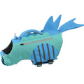 Playful Shark Adventure Life Vest – High-Buoyancy Safety Swimwear with Storage Pockets (Small, Aquatic Blue)