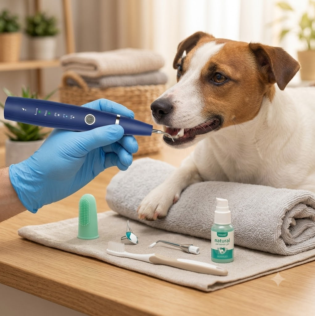 Ultrasonic Pet Teeth Cleaning Kit & Plaque Remover | The Healthy Dog Co