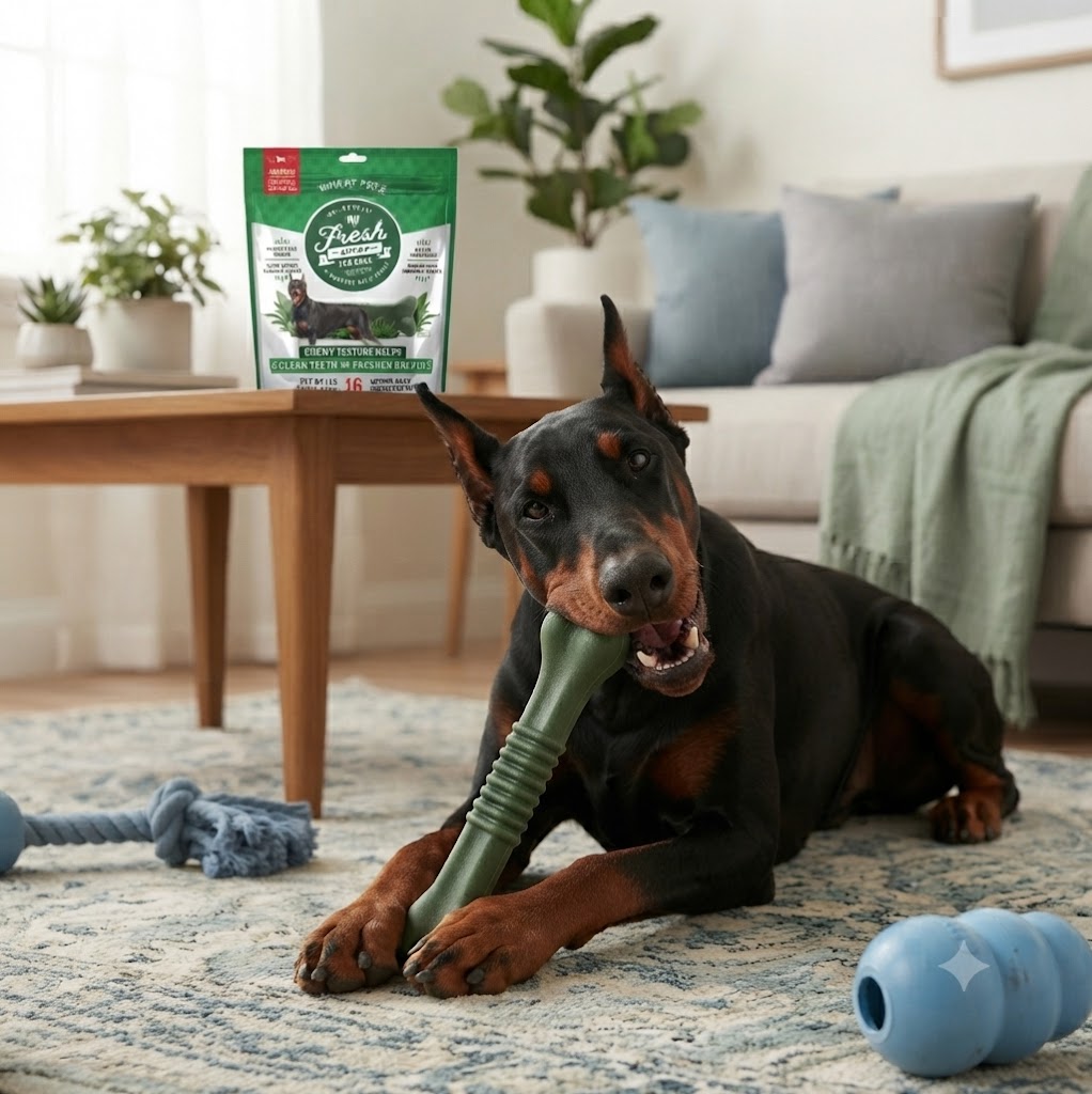 Wheat-Free Dental Chews for Large Dogs | The Healthy Dog Co