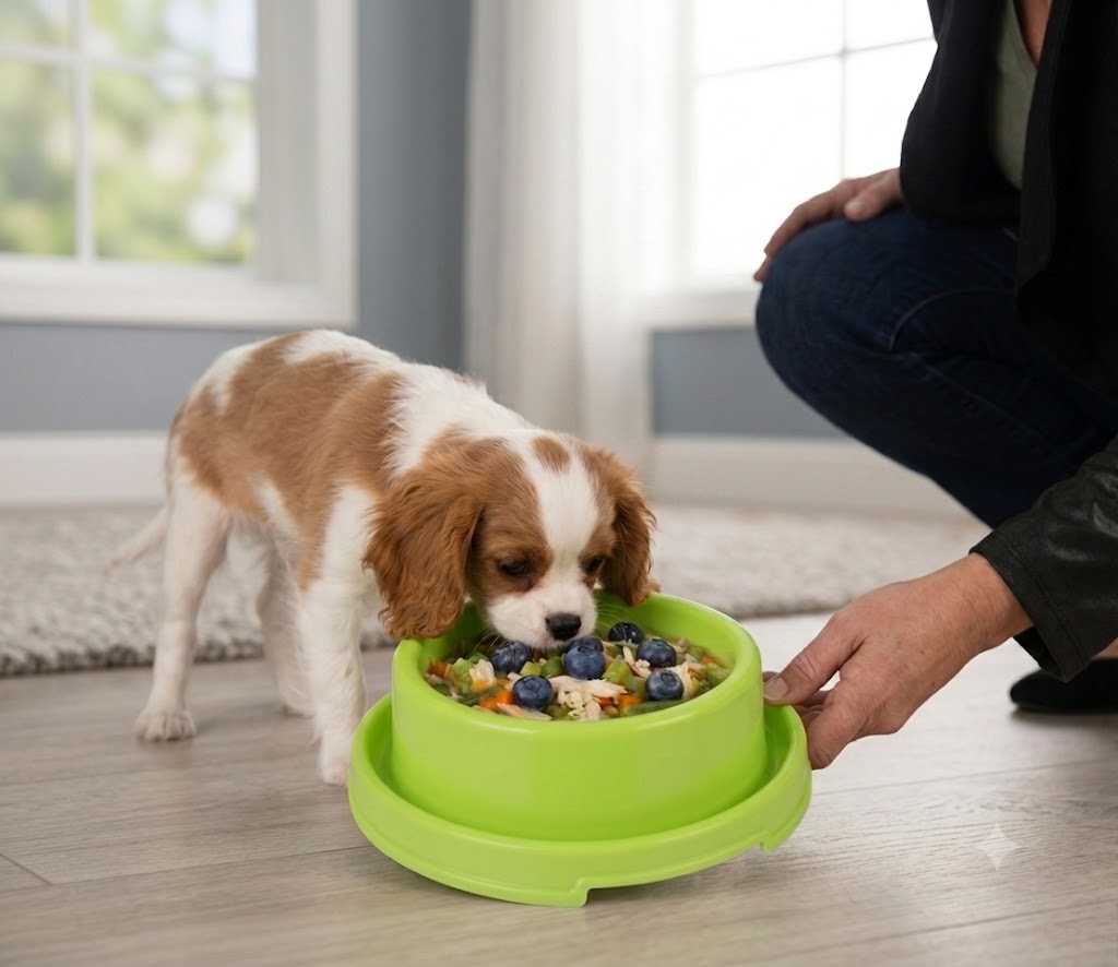 Ant-Proof Round Pet Bowl for Dogs & Cats | The Healthy Dog Co